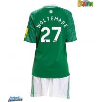 Newcastle United Nick Woltemade #27 Bortedraktsett Barn 2025-26 Kortermet (+ Korte bukser)